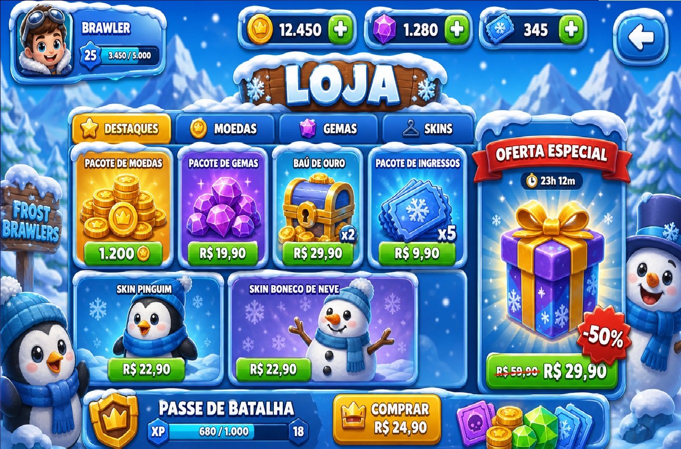 Loja de skins